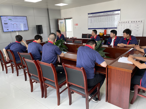 建材威廉希尔召开5S精益化管理交流会