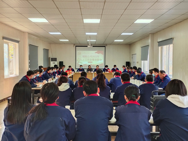 钢构威廉希尔召开2022年人才工作会暨表彰会
