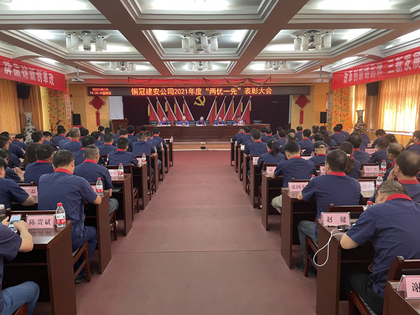 威廉希尔召开“两优一先”表彰大会