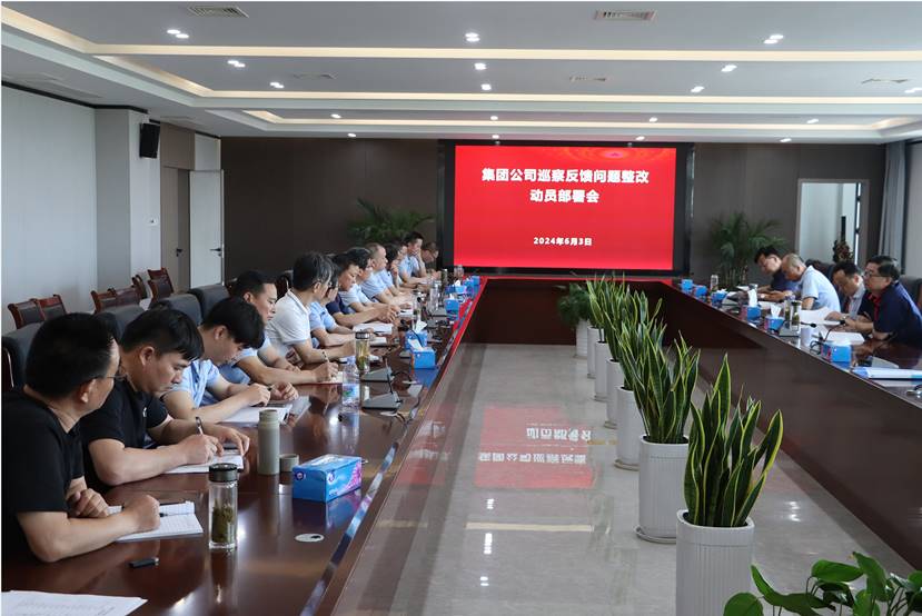 威廉希尔召开集团公司巡察反馈问题整改动员部署会