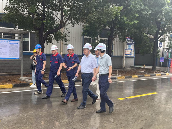 省生态环境厅到建材公司视察 省生态环境厅到建材公司视察